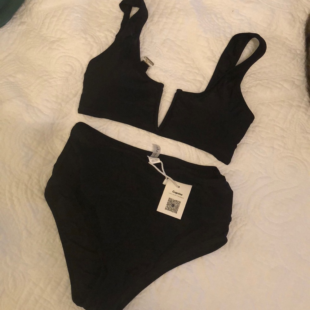 Black High Waist Bikini 💎
